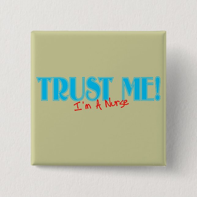 Vertrauen Sie, dass ich ich ein Button (Vorderseite)