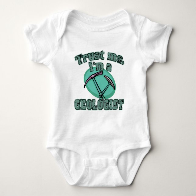 Vertrauen Sie, dass ich ich ein Geologe-T-Shirts Baby Strampler (Vorderseite)
