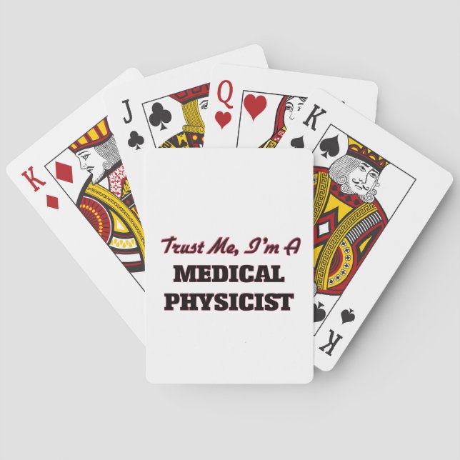 Vertrauen Sie, dass ich ich ein medizinischer Spielkarten (Rückseite)
