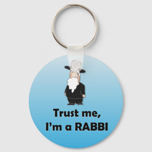 Vertrauen Sie, dass ich ich ein Rabbiner - Schlüsselanhänger