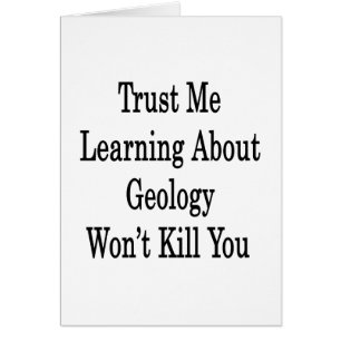 Vertrauen Sie, dass ich lernend über Geologie Sie