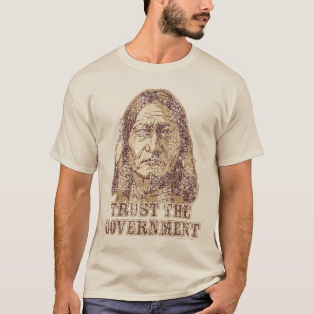 Vertrauen Sie dem beunruhigten Regierungs-Shirt T-Shirt (Vorderseite)