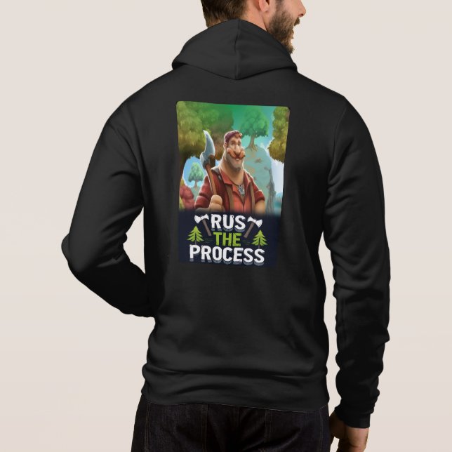 Vertrauen Sie dem Prozess 2 Hoodie (Rückseite)