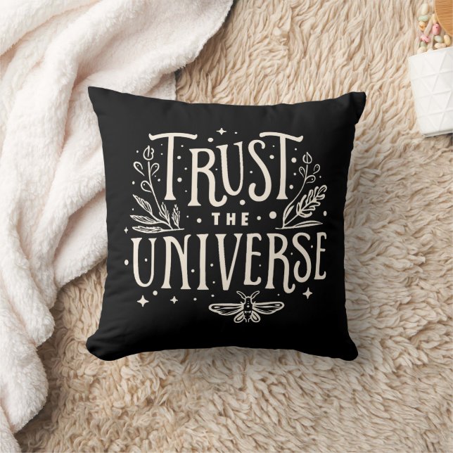 Vertrauen Sie dem Universum Kissen (Decke)