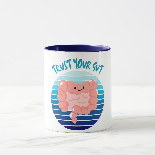 Vertrauen Sie Ihrem Darm Gastrozentner Gastroentol Tasse (Zentrum)