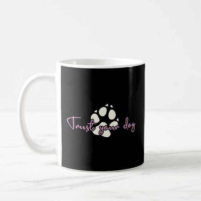 Vertrauen Sie Ihrem Hundetrainer Canine Agility No Kaffeetasse (Links)