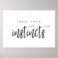 Vertrauen Sie Ihrem Instinkt
