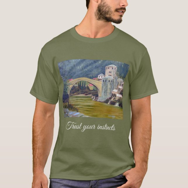 Vertrauen Sie Ihren Instinkten T-Shirt (Vorderseite)