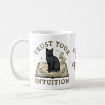 Vertrauen Sie Ihrer Intuition Affirmation Schwarze