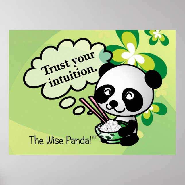Vertrauen Sie Ihrer Intuition Poster (Vorne)