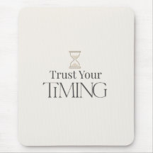 Vertrauen Sie Ihrer Zeit Minimal Motivationsmauspa