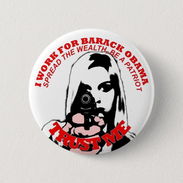 Vertrauen Sie mir Antiobama Button (Vorderseite)