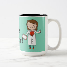 Vertrauen Sie mir, auch Zweifarbige Tasse