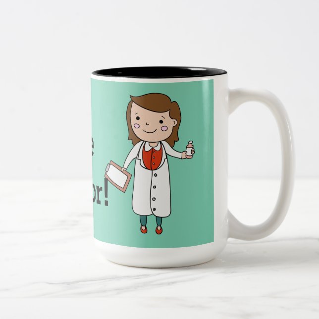 Vertrauen Sie mir, auch Zweifarbige Tasse (Rechts)