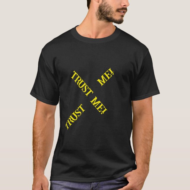 VERTRAUEN SIE MIR DIE AUSDRÜCKUNG! T-Shirt (Vorderseite)