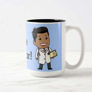 Vertrauen Sie mir Doc. Zweifarbige Tasse