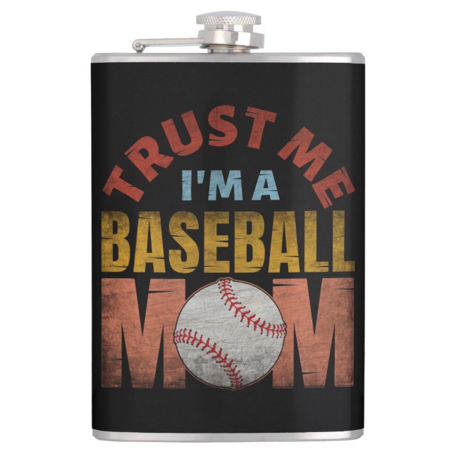 VERTRAUEN SIE MIR, EINE BASEBALL-MAMA ZU SEIN FLACHMANN (Vorderseite)