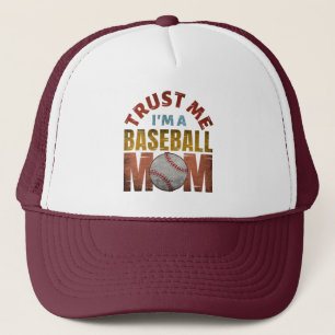 VERTRAUEN SIE MIR, EINE BASEBALL-MAMA ZU SEIN TRUCKERKAPPE