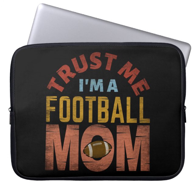 VERTRAUEN SIE MIR, EINE FUSSBALL-MAMA ZU SEIN LAPTOPSCHUTZHÜLLE (Vorderseite)
