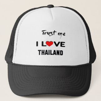 Vertrauen Sie mir i-Liebe Thailand Truckerkappe