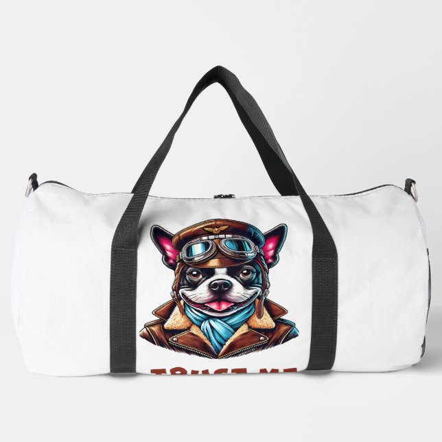 Vertrauen Sie mir, ich bin Pilot Duffle Bag (Vorderseite)