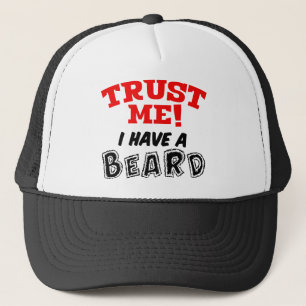 Vertrauen Sie mir! Ich habe einen BART Hut Truckerkappe