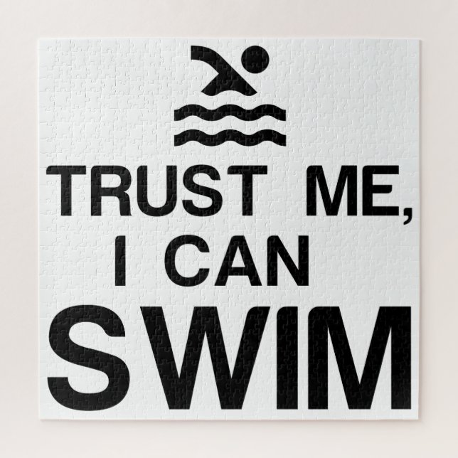 VERTRAUEN SIE MIR, ICH KANN SCHWIMMEN (Vertikal)