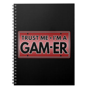 VERTRAUEN SIE MIR IM GAMER NOTIZBLOCK