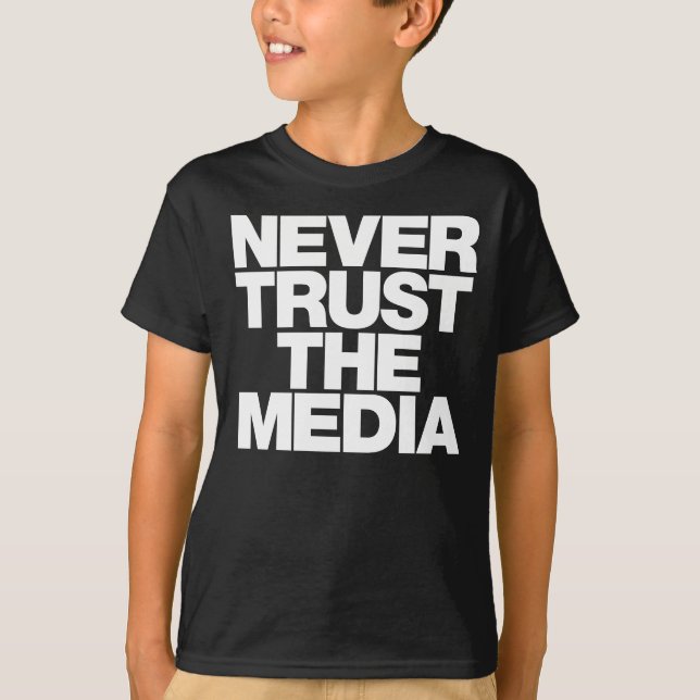 Vertrauen Sie nie dem Medium-Shirt T-Shirt (Vorderseite)