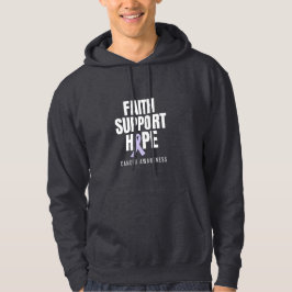 Vertrauen unterstützen Hoffnung auf alle Krebsarte Hoodie