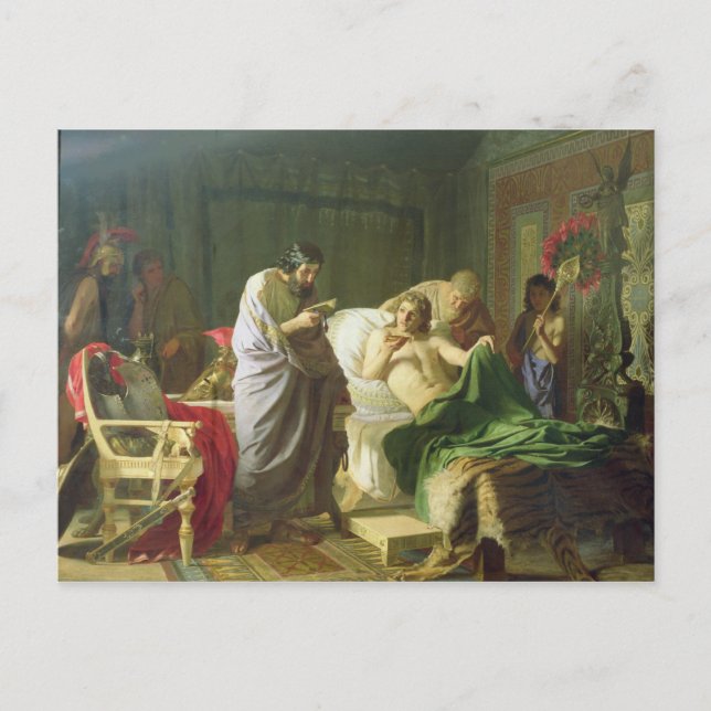 Vertrauen von Alexander der Große Postkarte (Vorderseite)