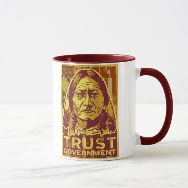 Vertrauens-Regierungs-Tasse Tasse (Rechts)
