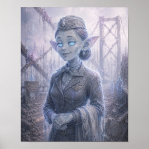 Vertrauens- / Stewardess- / Kaputte-Brücke-Plakat Poster