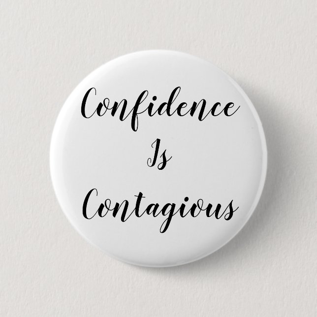 Vertrauens Tasse | Inspirierende Zitate Button (Vorderseite)