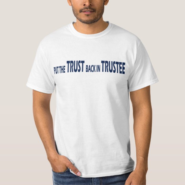 Vertrauens-Team-Licht-Shirt T-Shirt (Vorderseite)