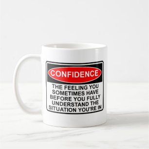 Vertrauens-Zitat-Sprichwort-lustige Tasse