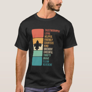 Vertrauenswürdig Treu Hilfsbereit Freundlich Kinde T-Shirt