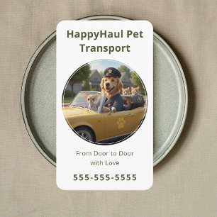 Vertrauenswürdiger Tiertransportservice Pet-Taxi-S Visitenkarte