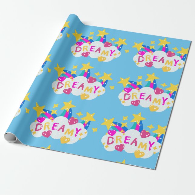 verträumt geschenkpapier (Ungerollt)