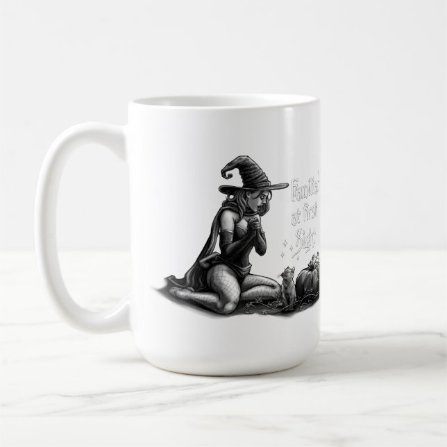 Vertraut auf den ersten Blick Kaffeetasse (Links)