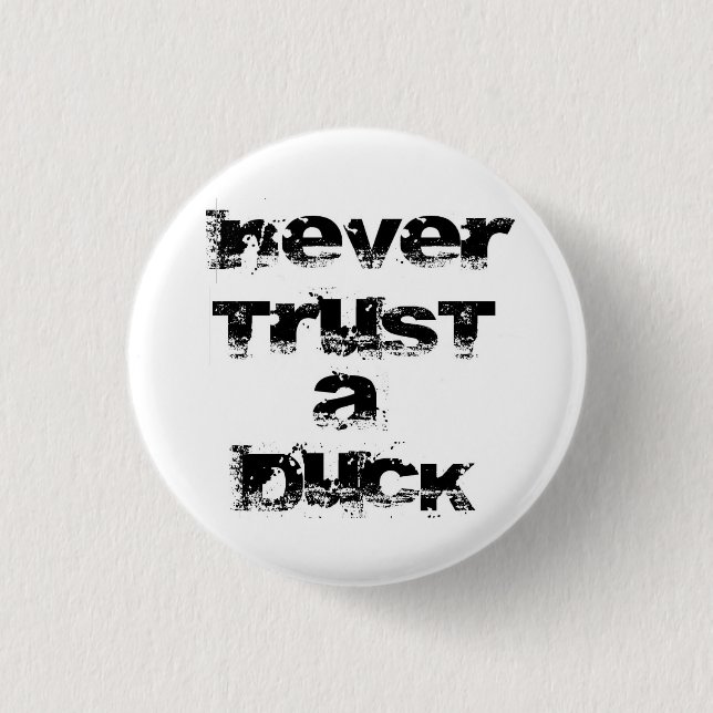 Vertraut Herondale - nie einem Enten-Abzeichen Button (Vorderseite)