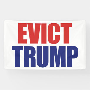 Vertreibe Trump - Klagen Sie Präsident Trump an - Banner