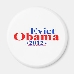 VERTREIBEN SIE OBAMA 2012 GEWALTSAM MAGNET