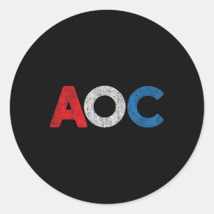 Vertreter Alexandria Ocasio-cortez Aoc Runder Aufkleber