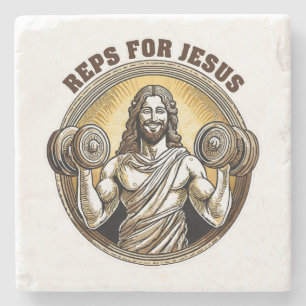 Vertreter für Jesus Steinuntersetzer