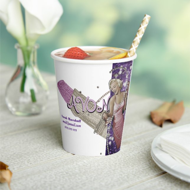 Vertreter von Avon Pappbecher (In Situ)