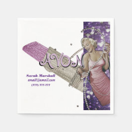 Vertreter von Avon Serviette