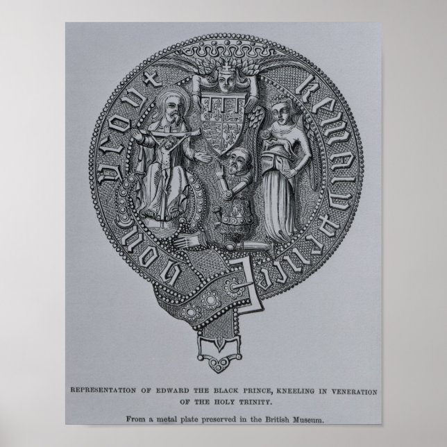 Vertretung von Edward dem Schwarzen Prinzen Poster (Vorne)