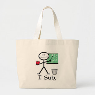 Vertretungslehrer Jumbo Stoffbeutel