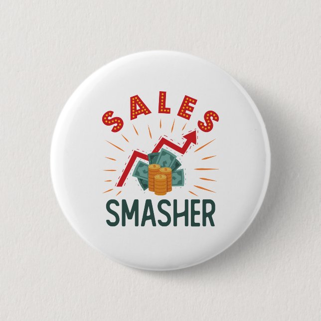 Vertriebsmitarbeiter Button (Vorderseite)